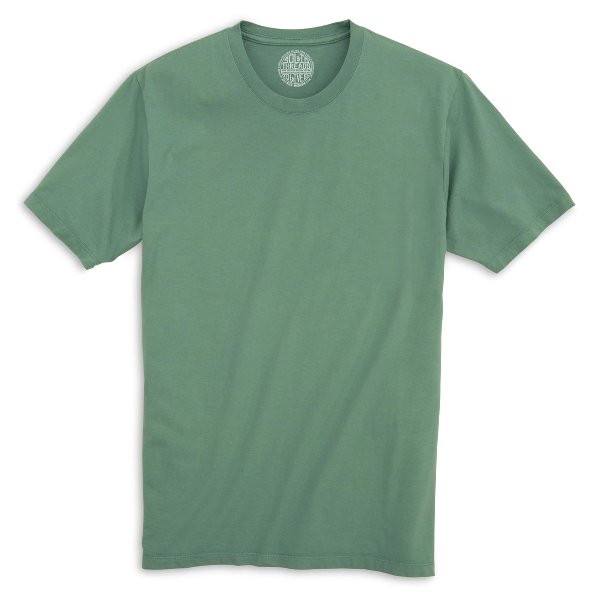 Men's Solid Threads 100% GOTS Certifed Organic Cotton T-shirt