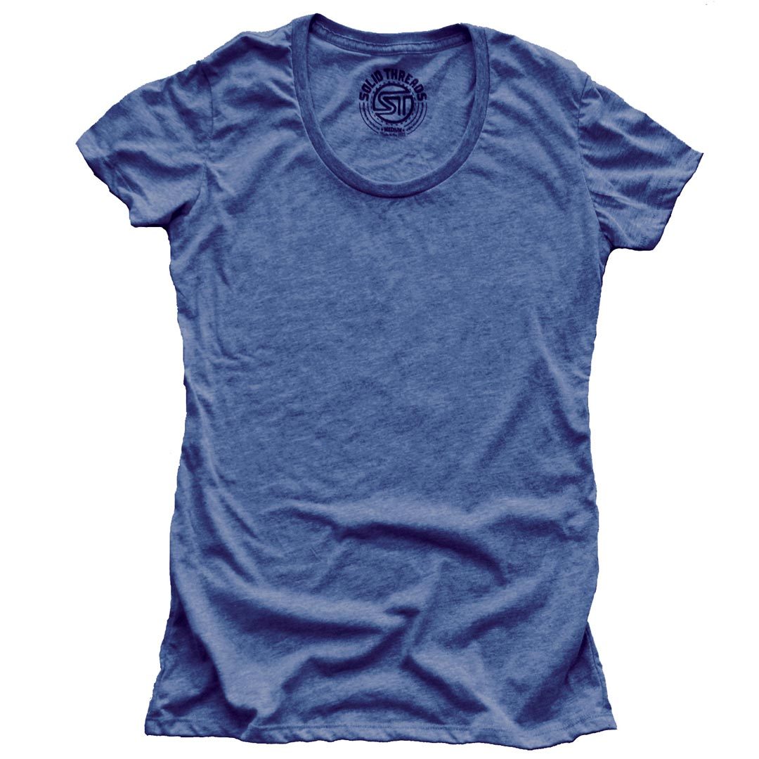 Women's Solid Threads Triblend Grey T-shirt